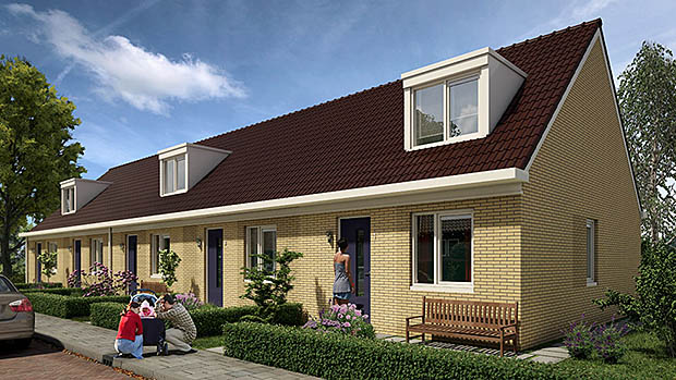 tekening van huis