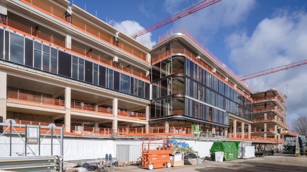 gebouw in de bouw