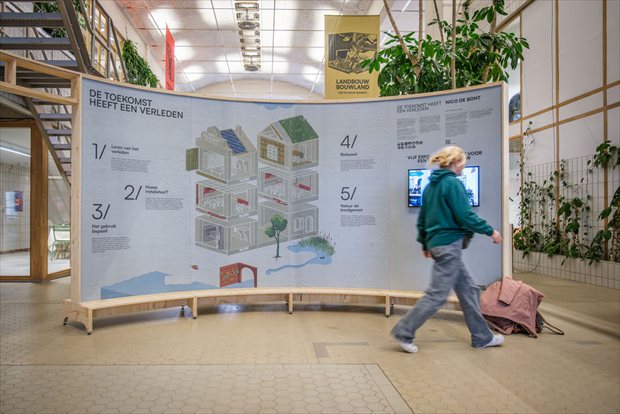 Overzicht van de vijf erfgoedprincipes rond biobased en circulair bouwen op vakbeurs MONUMENT